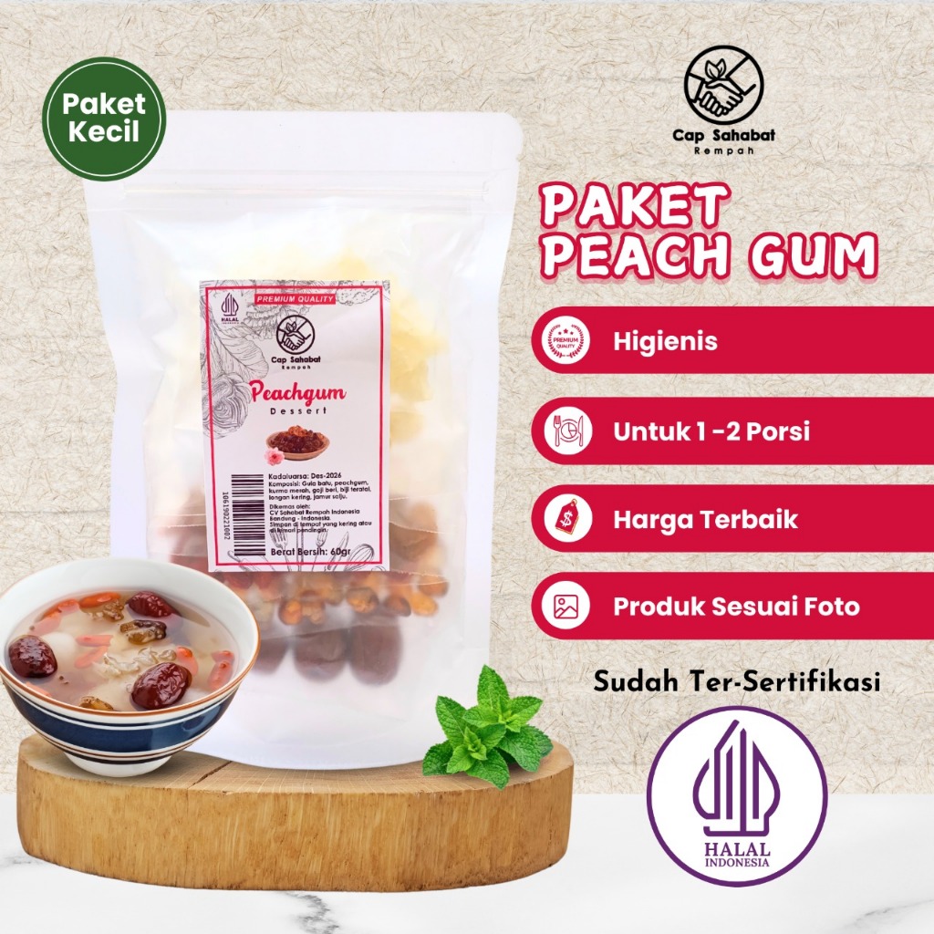 

PAKET KECIL Peach Gum Dessert / Peachgum Dessert / Collagen Dessert / Takjil 100% PREMIUM QUALITY