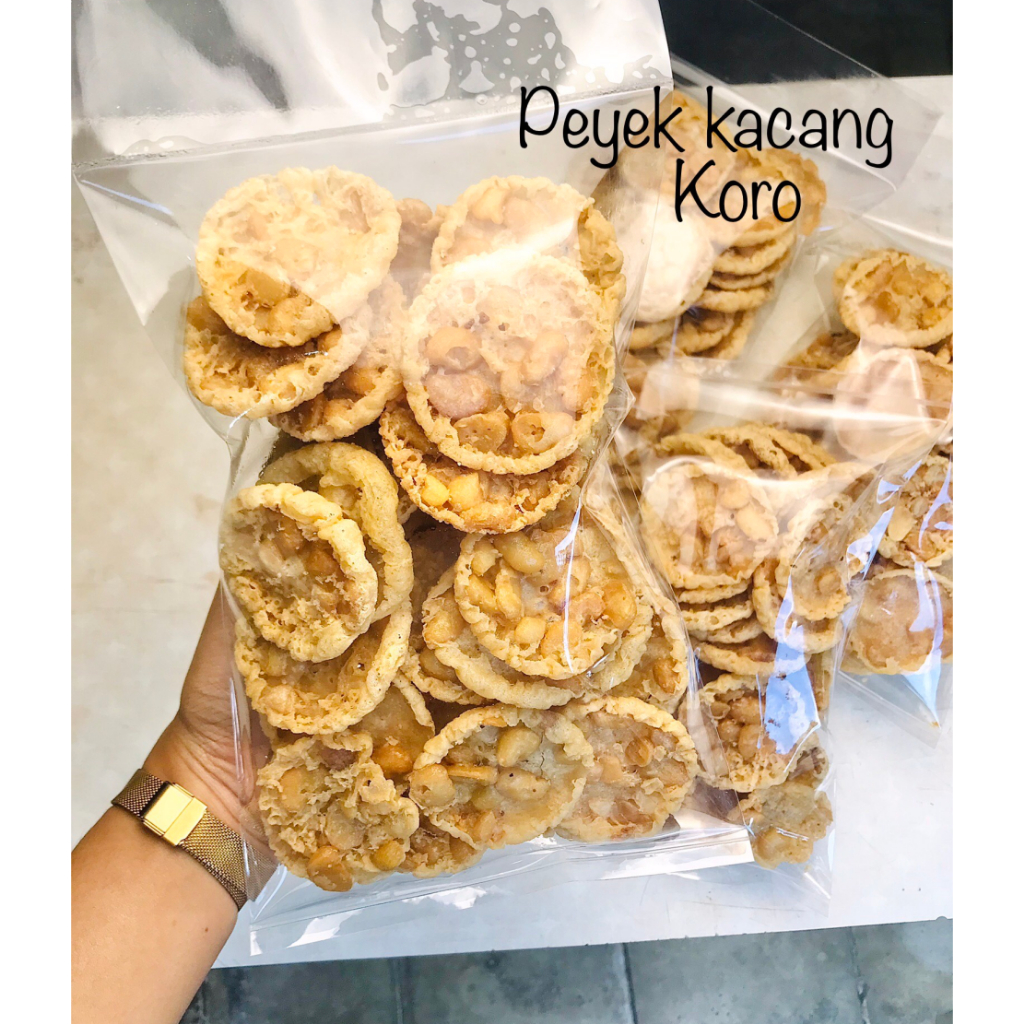 

Peyek Kacang Koro 500gr 250gr Bulat Mini Khas Magelang