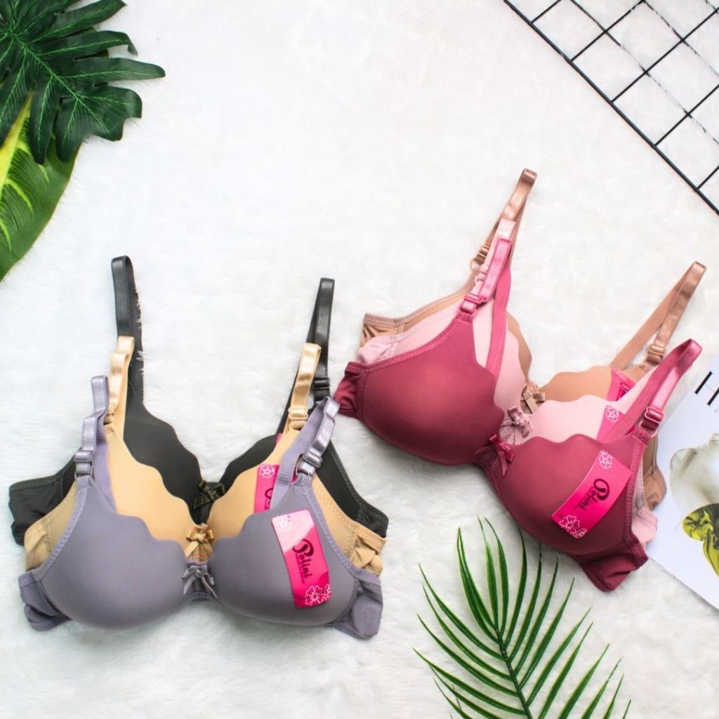 BRA WANITA PUSH UP TANPA KAWAT BH PEREMPUAN POLINI CUP KECIL 369