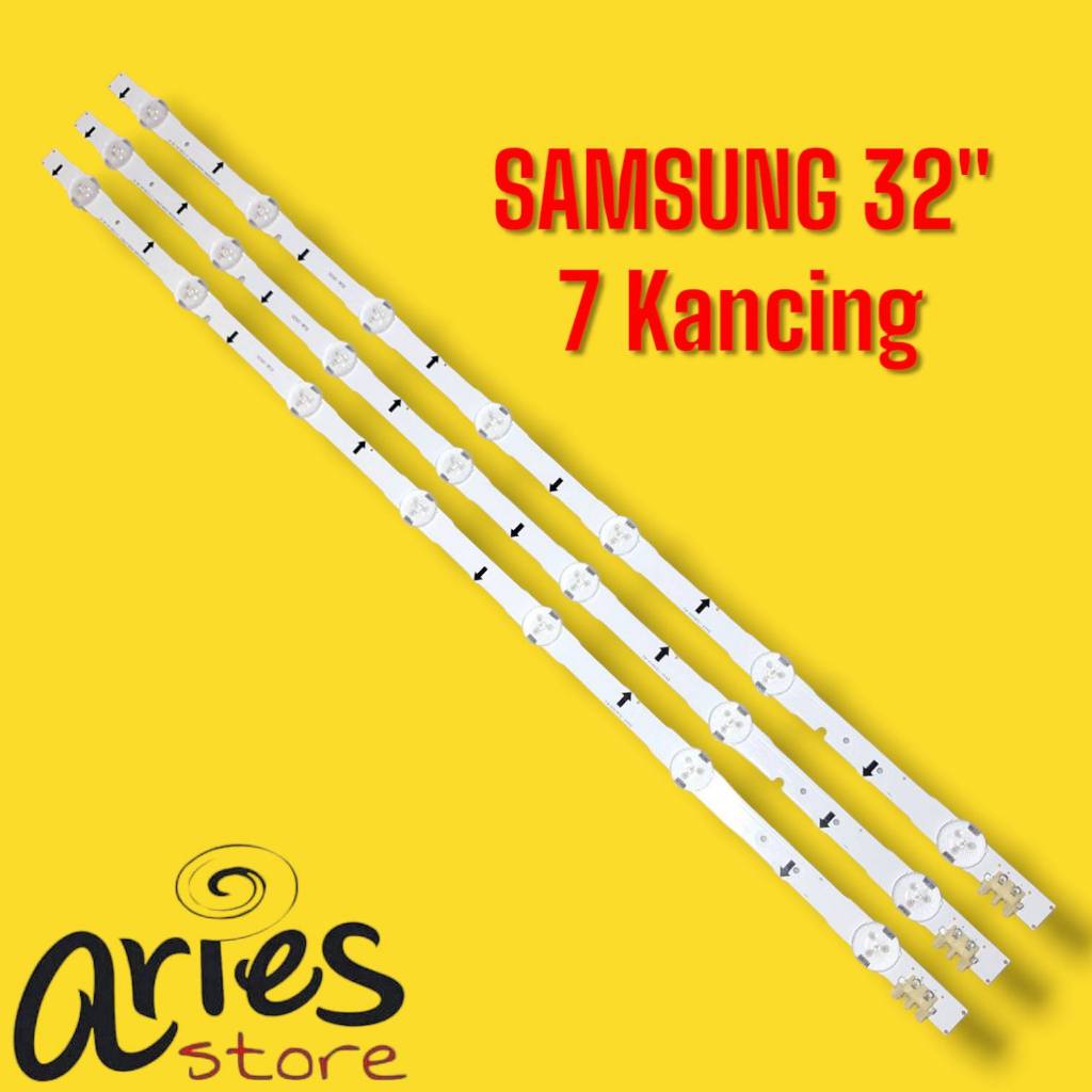 LED 7 KANCING 3V SAMSUNG 32 inch BACKLIGHT SAMSUNG 32 inch 7 KANCING 3V