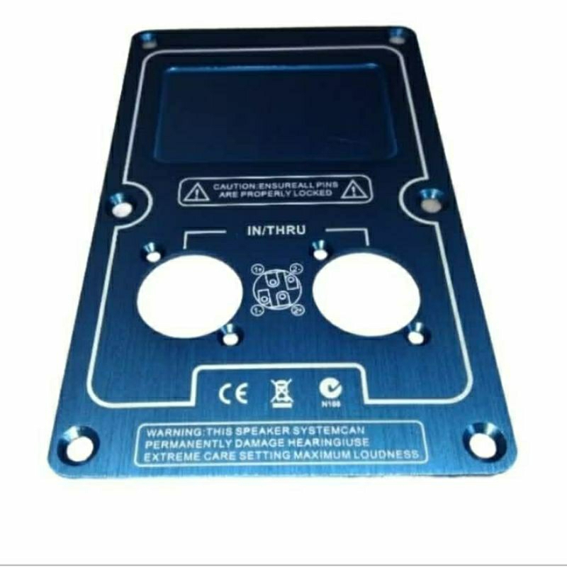 TERMINAL SPEAKER SPEAKON PLAT BIRU