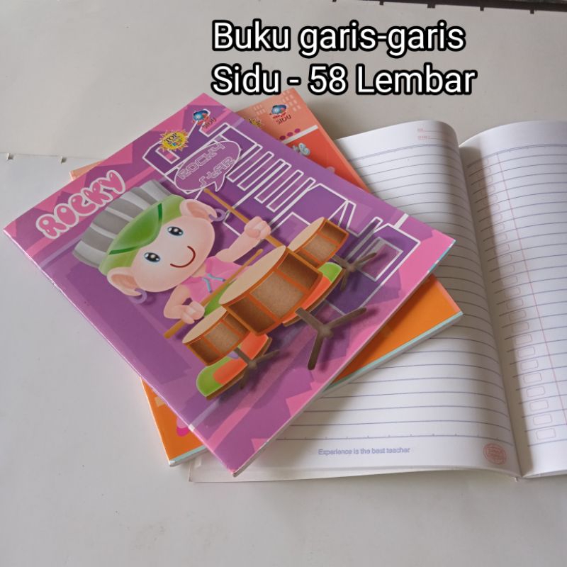 

- Buku Garis-Garis Sidu – 58 Lembar