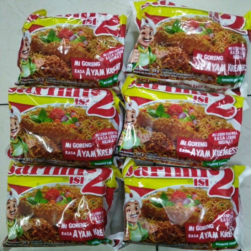 

Sarimi Goreng Ayam Kremes Duo isi 2 125 gr