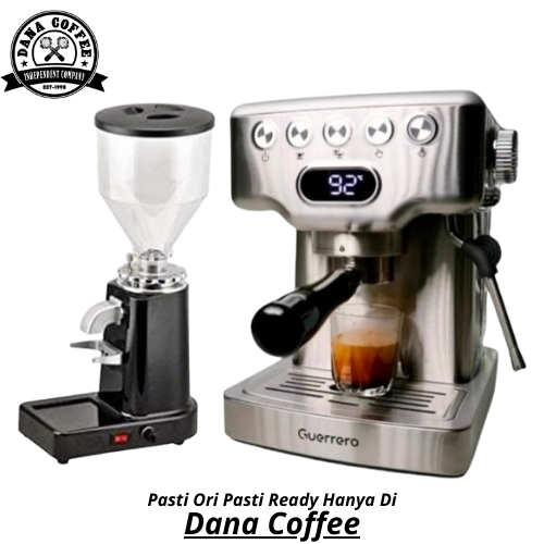 Paket Mesin Kopi Guerrero + Grinder 019 Elektrik