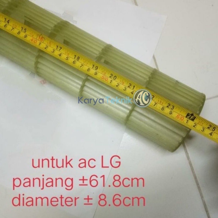 BALING KIPAS BLOWER FAN AC LG JETCOOL JETGOLD JETCOLD JET COOL 61.8CM X 8.6CM ORIGINAL