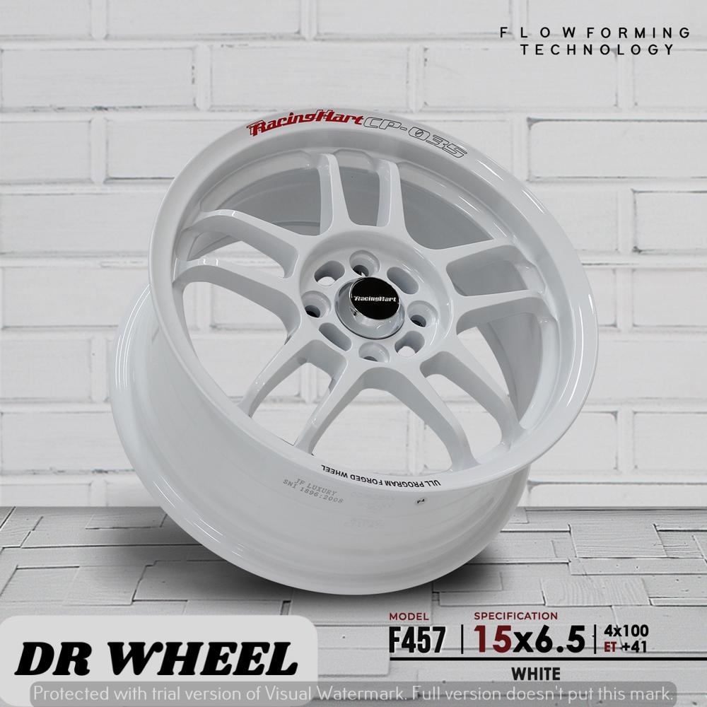 Velg mobil model rpf jf luxury ring 15 lebar 65 warna putih h4x100