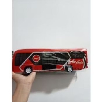 promo mainan bis miniatur air asia merah wjs