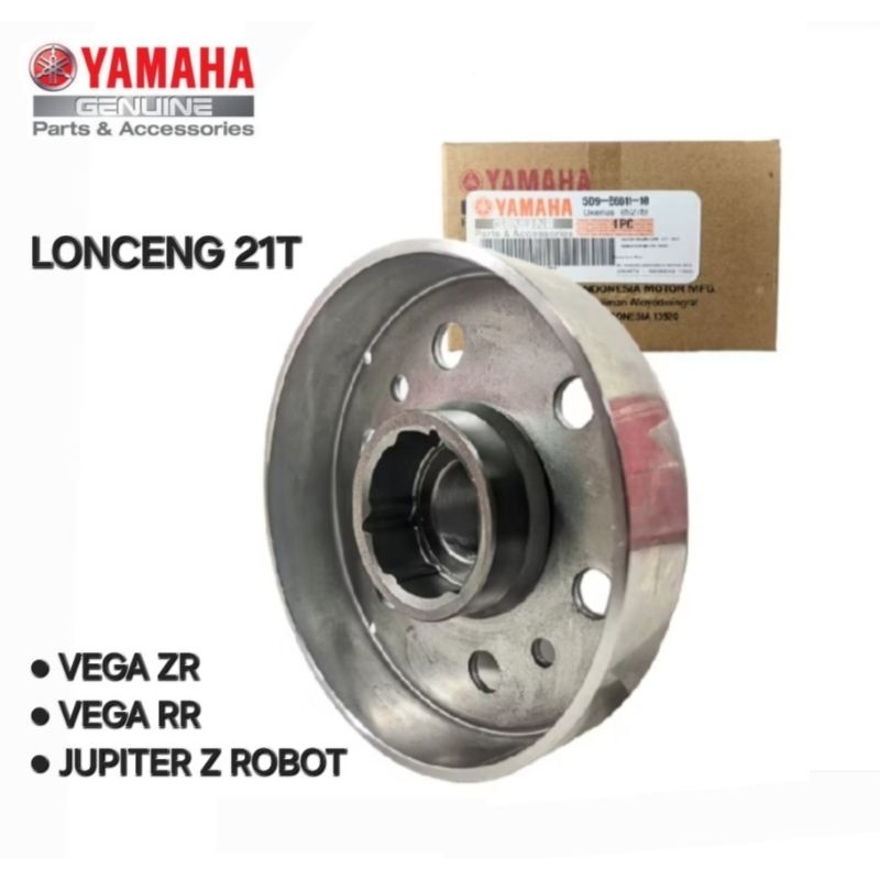 LONCENG MANGKOK GANDA KOPLING 21T VEGA ZR VEGA RR JUPITER Z ROBOT ORIGINAL YAMAHA