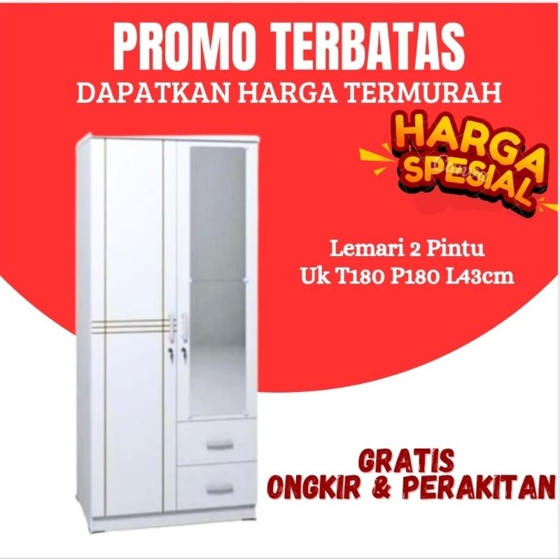 Lemari Pakaian 3 Pintu - Lemari Olympic G-star Murah Cianjur Bandung Garut Purwakarta