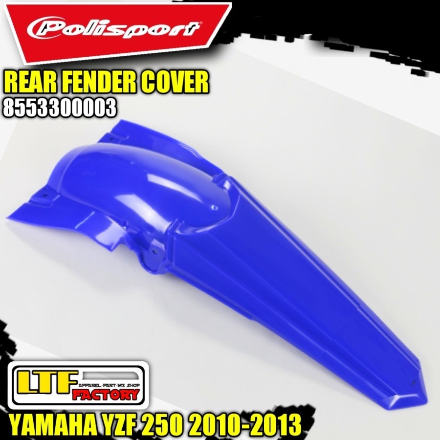 YAMAHA YZ - YZF 250 F - YZ250F 2010 2011 2012 2013 - POLISPORT REAR FENDER COVER - SPAKBOR - SLEBOR 