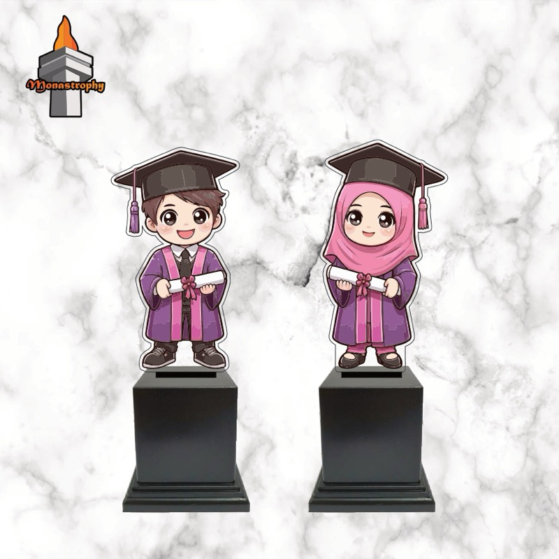 PIALA WISUDA ANAK TERBAIK | Plakat Wisuda Akrilik SD TK Murah