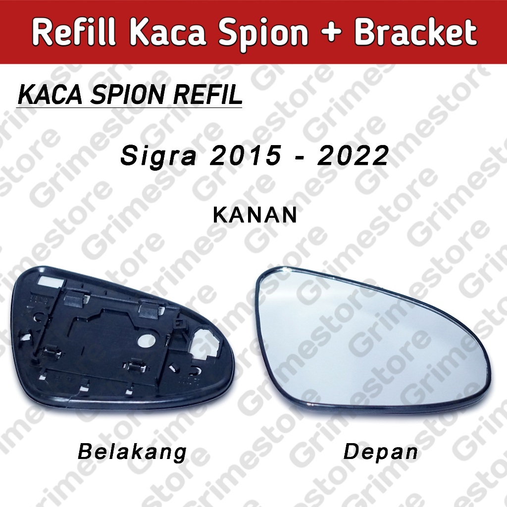 Kaca Spion Mobil Sigra / Calya 2015 - 2022 Set Kanan Kiri