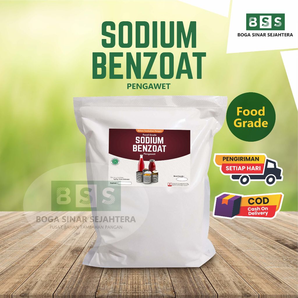 

Sodium Benzoat 1kg / Pengawet Makanan dan Minuman