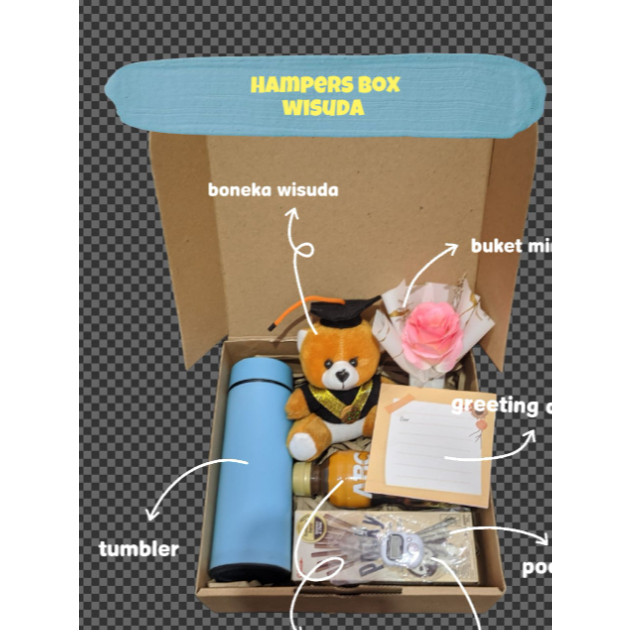 Hmapers/Gift box buat wisuda cowok