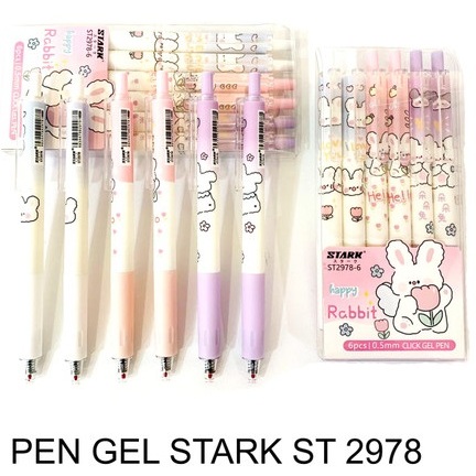 

Pulpen Gel Fancy Stark Klik Gel Pen Fancy isi 12 pcs - 2978