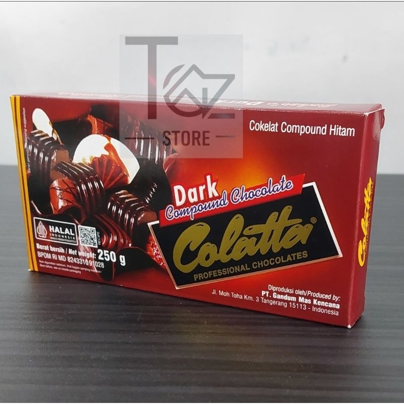 

Colatta Compound Chocolate Dark Coklat Batang 250 gram