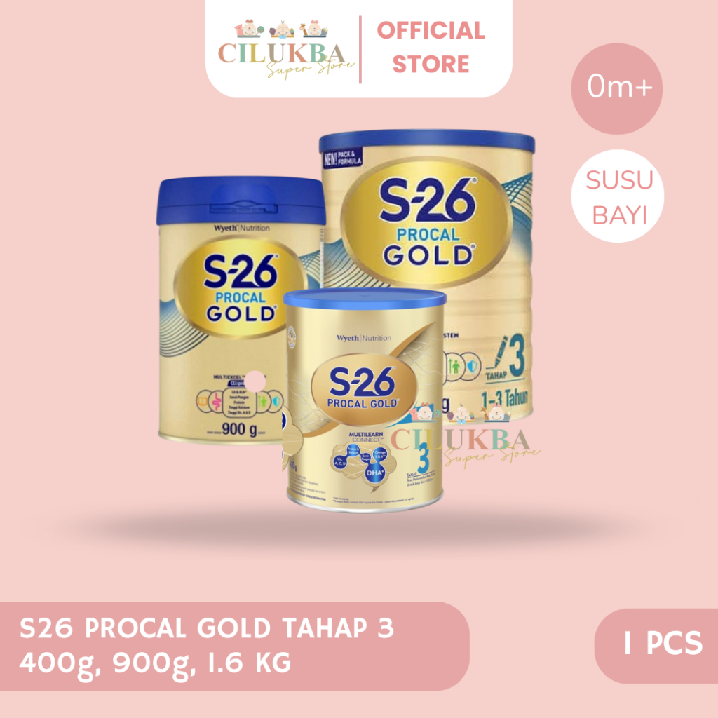 S26 GOLD PROCAL TAHAP 3 | SUSU ANAK 1- 3 TAHUN | SUSU FORMULA | SUFOR