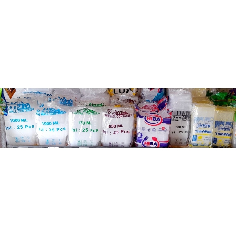 Thin Wall Container//kotak//500ml-3000ml