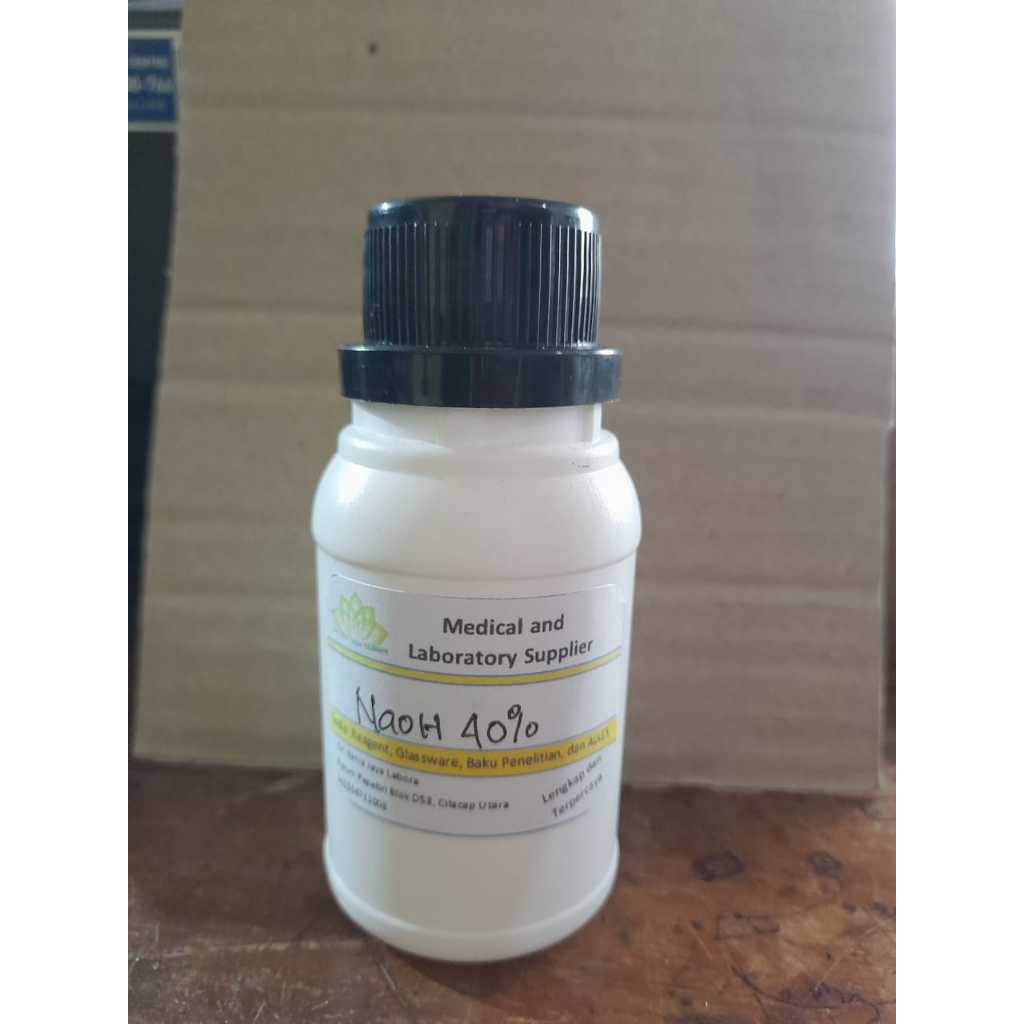 NaOH 40 % Teknis 50ml, 100ml, 250ml