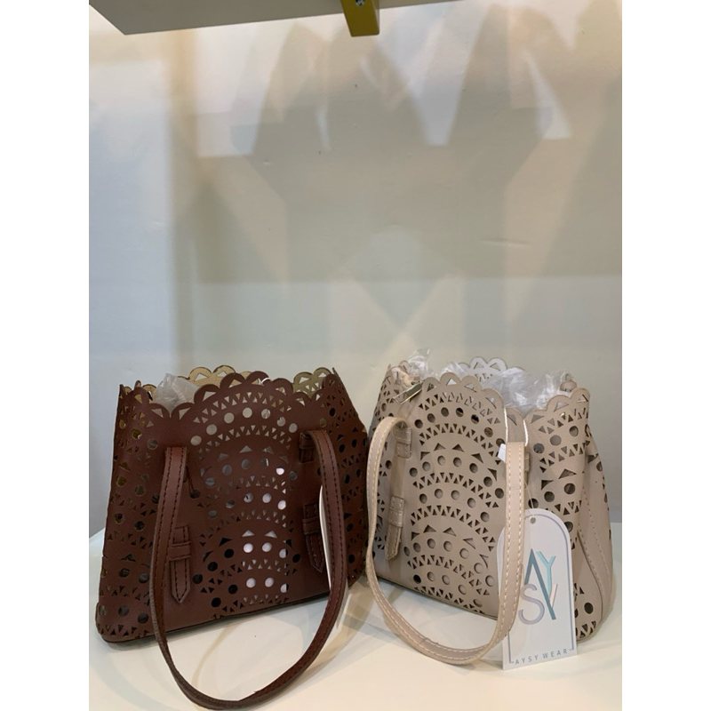 Mini Amber Laser Cut Bag