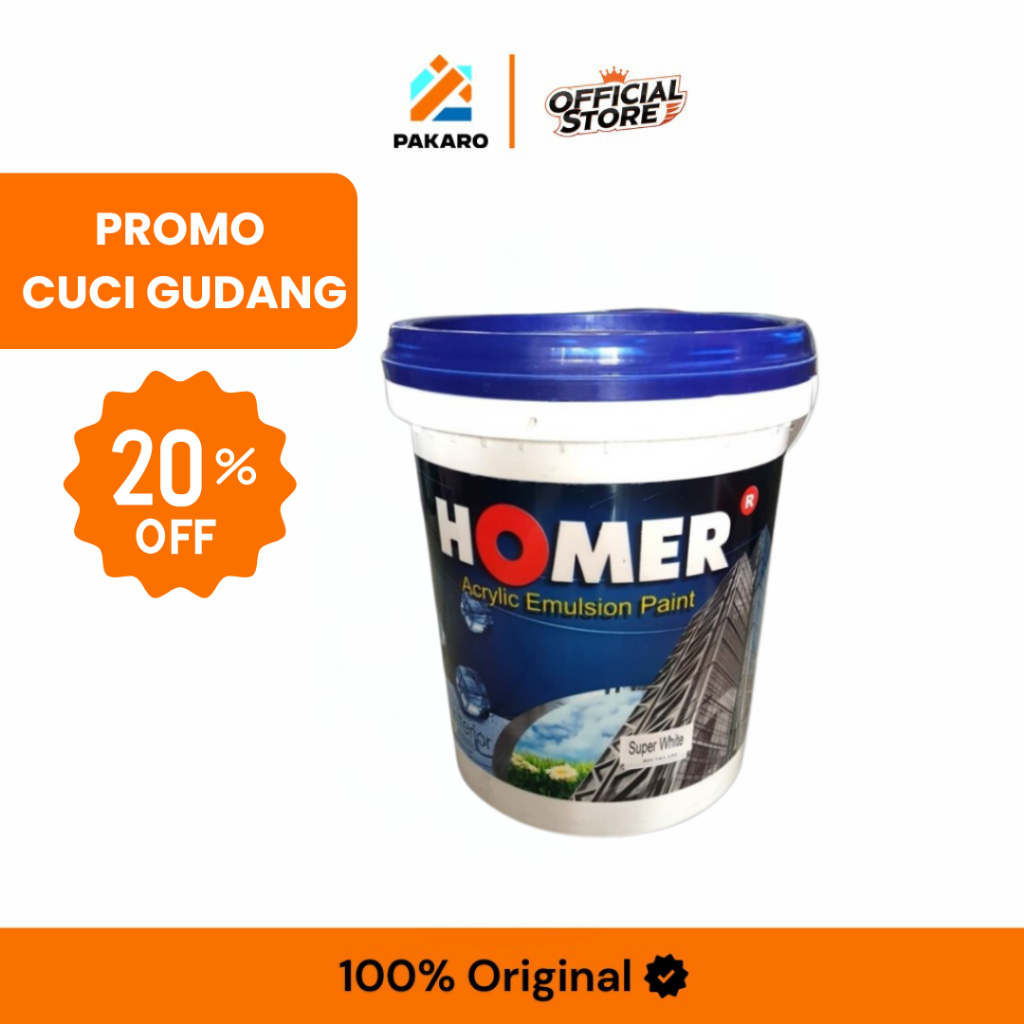 Cat Homer - Cat Berkualitas Tinggi untuk Finishing Halus & Tahan Lama pada Berbagai Permukaan