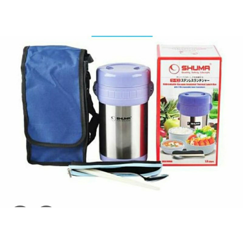 shuma vacum lunch box set