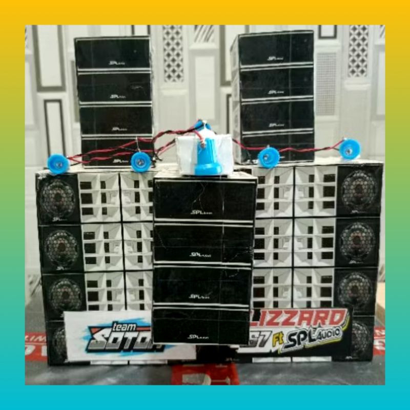Sound miniatur M07 speaker 3 inchi siap bunyi baterai ces
