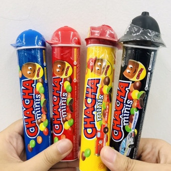 Delfi ChaCha Minis Tube Hats 30 Gr / Coklat ChaCha Mini 1 Pcs / Camilan Anak