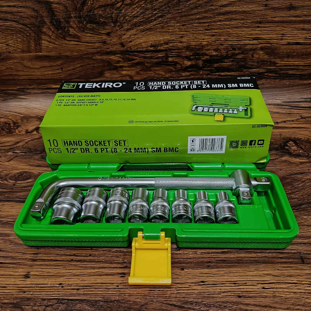 RMS - Kunci Sok Set 10 Pcs 8-24Mm Tekiro Tersedia Juga Kunci Sok Shock Set 10Pcs 8 Sampai 24 Victory