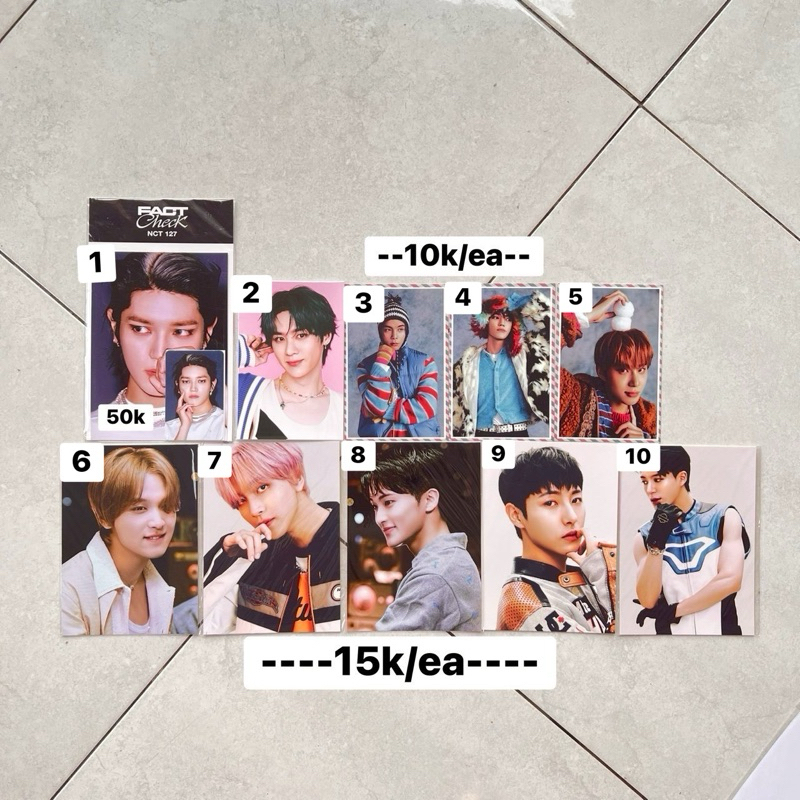 MD FACT CHECK SG25 BTFM TDS POSTCARD BOOK TAEYONG KUN JOHNNY JUNHWOO HAECHAN MARK RENJUN JENO