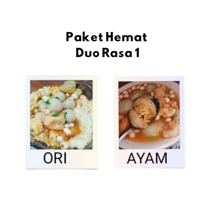 

Peket Bundling (Paket Hemat Duo Rasa)