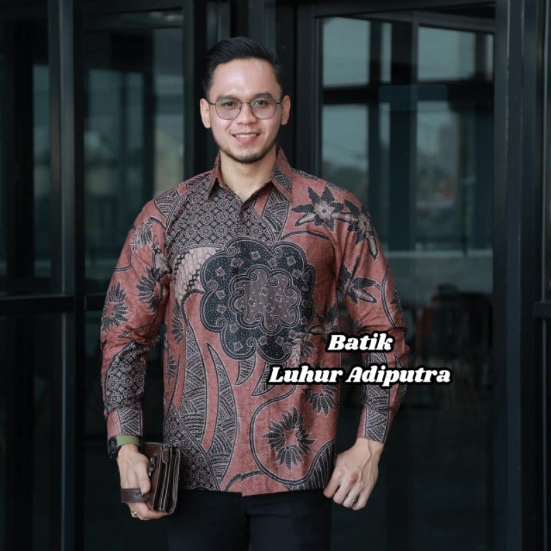 Ukel kemeja batik pria furing katun premium Luhur Adiputra