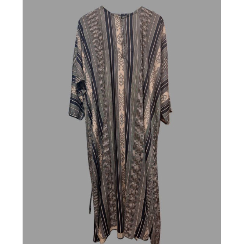 kaftan kalong dewasa lebaran abaya