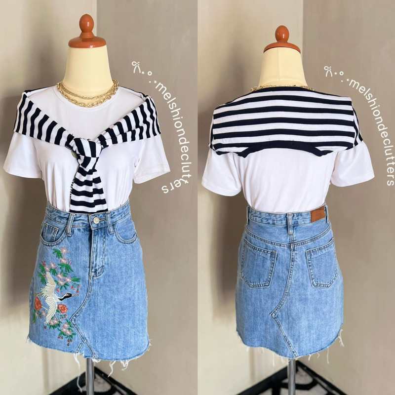 Rok Mini Denim Y2K Zara
