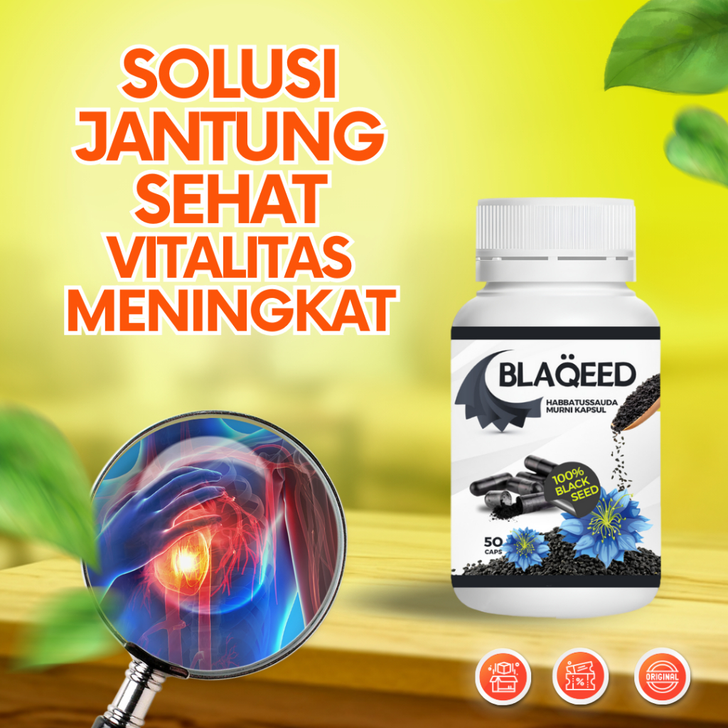 Kapsul Jintan Hitam Habbatussauda BLAQEED HABBATUSSAUDA original premium