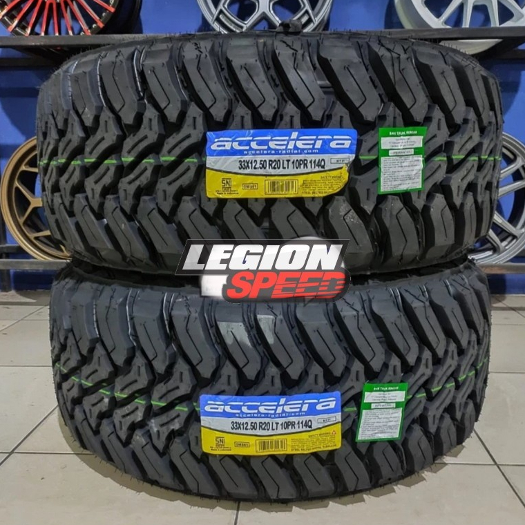 Ban Mobil Pacul Ukuran 33 12,5 R20 Merek Accelera M/T01 Ban Mobil 33/12,5 R20