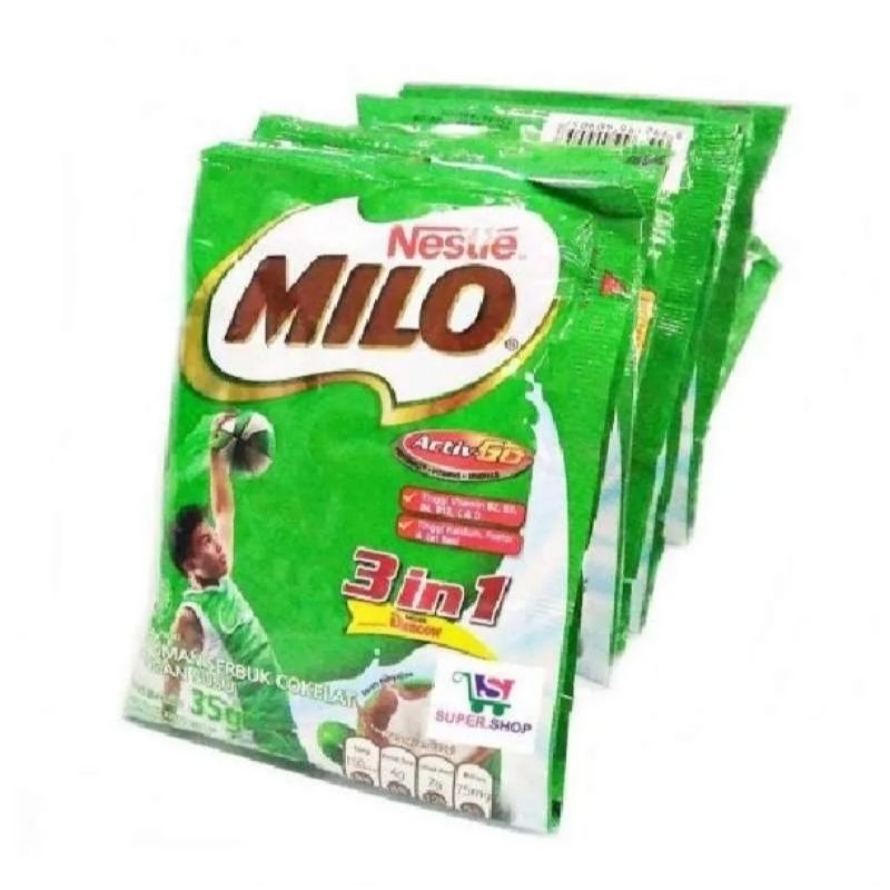 

SUSU MILO 3 IN 1 10 SACHET