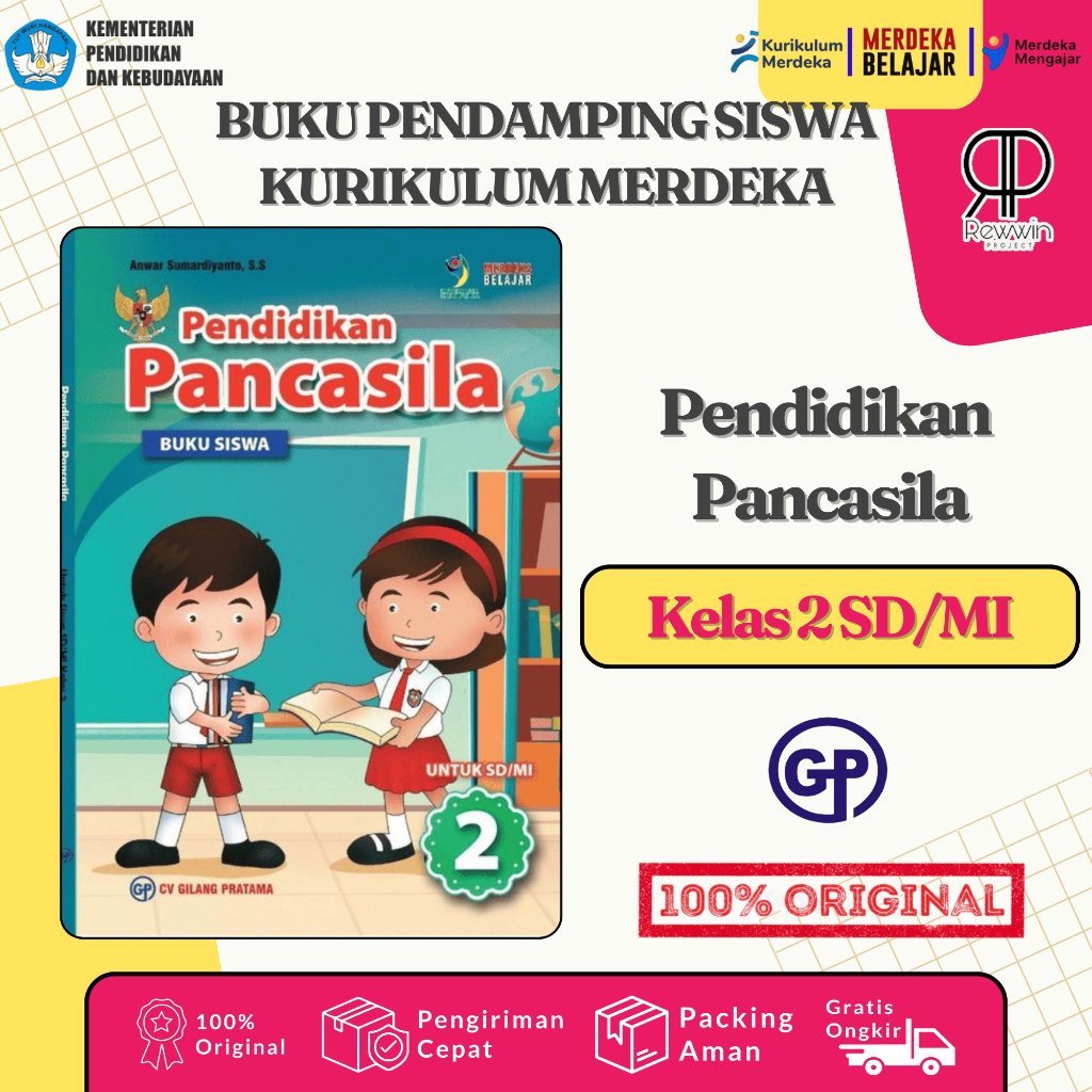 Buku Siswa PPKN GP Kelas 2 SD Kurikulum Merdeka