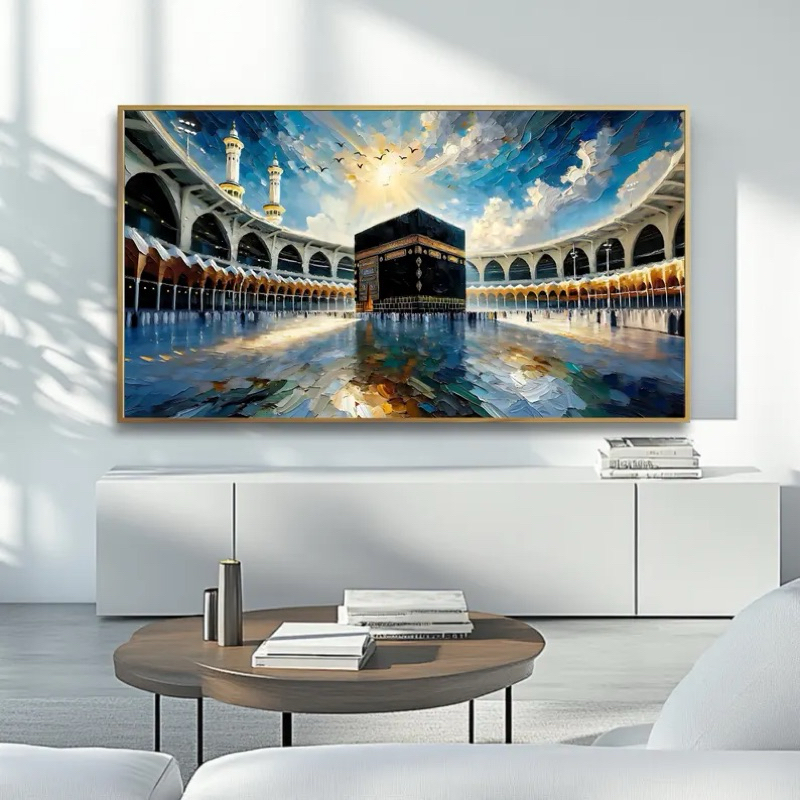 Lukisan Kabah Print Canvas Hiasan Dinding Aesthetic