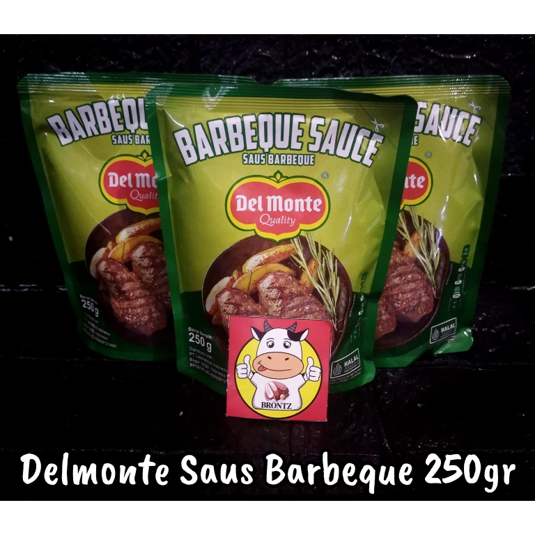 

DEL MONTE SAUS BARBEQUE 250GGR//1KG-BUMBU MASAK-BRONTZ JOGJA