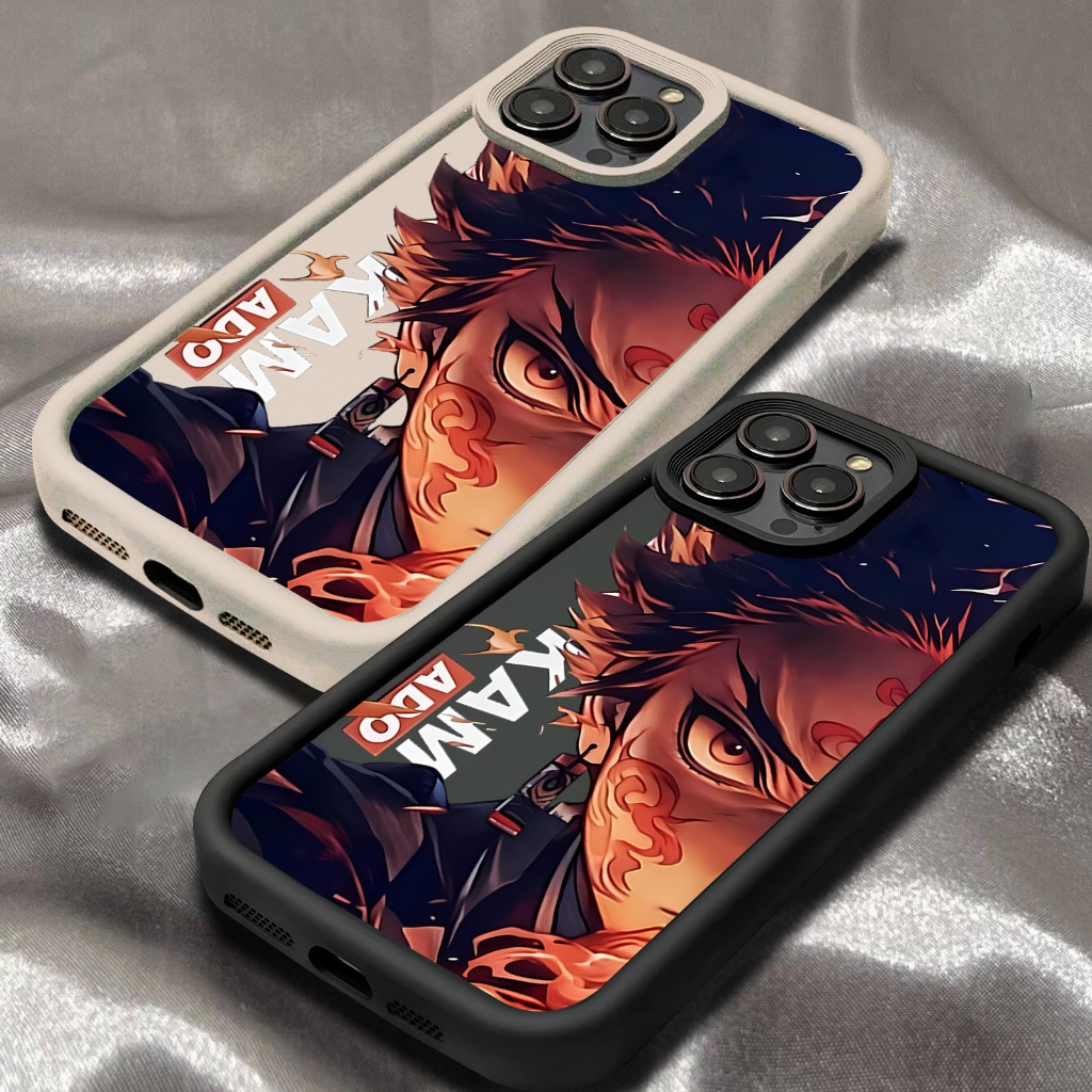 Softcase Rounded Timbul Kimetsu2 For IPHONE 5, 6, 6 PLUS, 7, 7 PLUS, 8 PLUS, X,XR,XS,XS MAX, 11,11 P