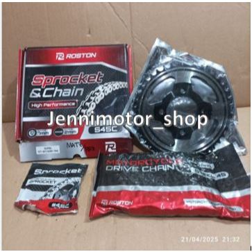 Gir Set Gear Paket Sepuhan 40T Honda Supra / Supra Fit Lama / Grand / Prima High Quality