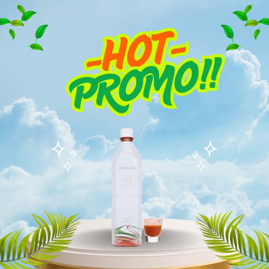 

HOT PROMO! Jus keseh@tan G-3 1 botol 900ml
