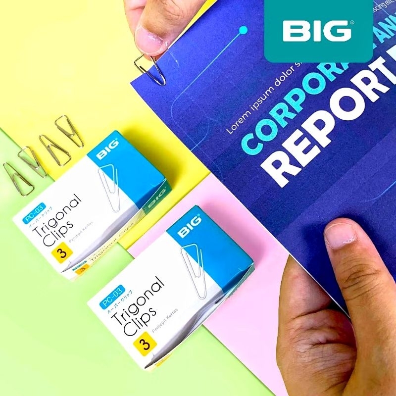 

Klip Kertas Penjepit Kertas paper 60pcs / Box