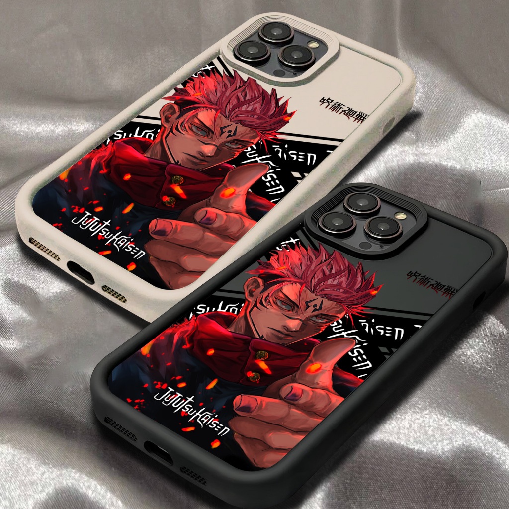 Softcase Rounded Timbul Jujutsu For IPHONE 5, 6, 6 PLUS, 7, 7 PLUS, 8 PLUS, X,XR,XS,XS MAX, 11,11 PR