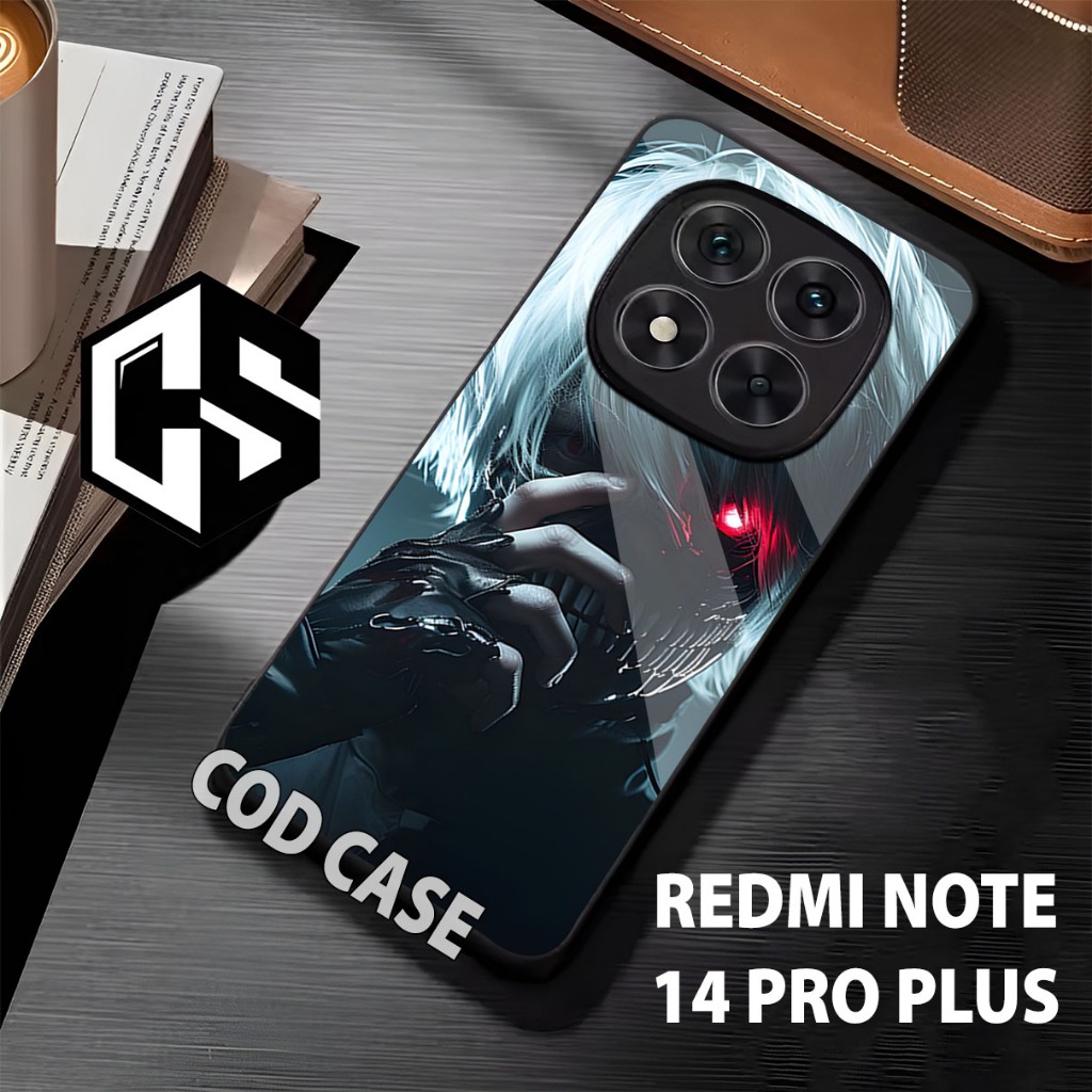 case Hp REDMI NOTE 14 PRO PLUS/motif anime/casing redmi note 14 pro plus 5g/casing/softcase/glitter/