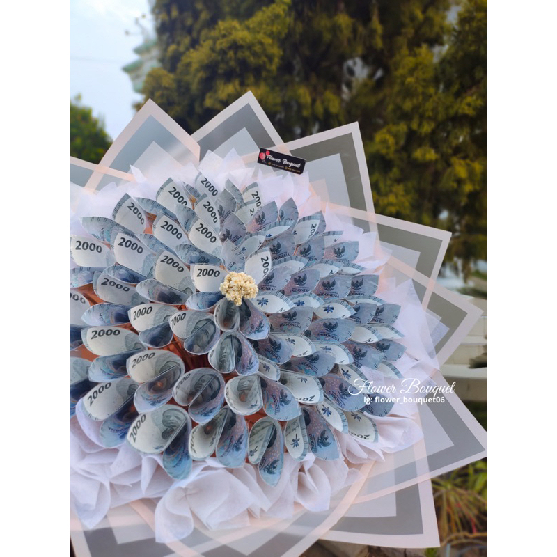 BUCKET UANG 50lembar // MONEY BOUQUET ROUND