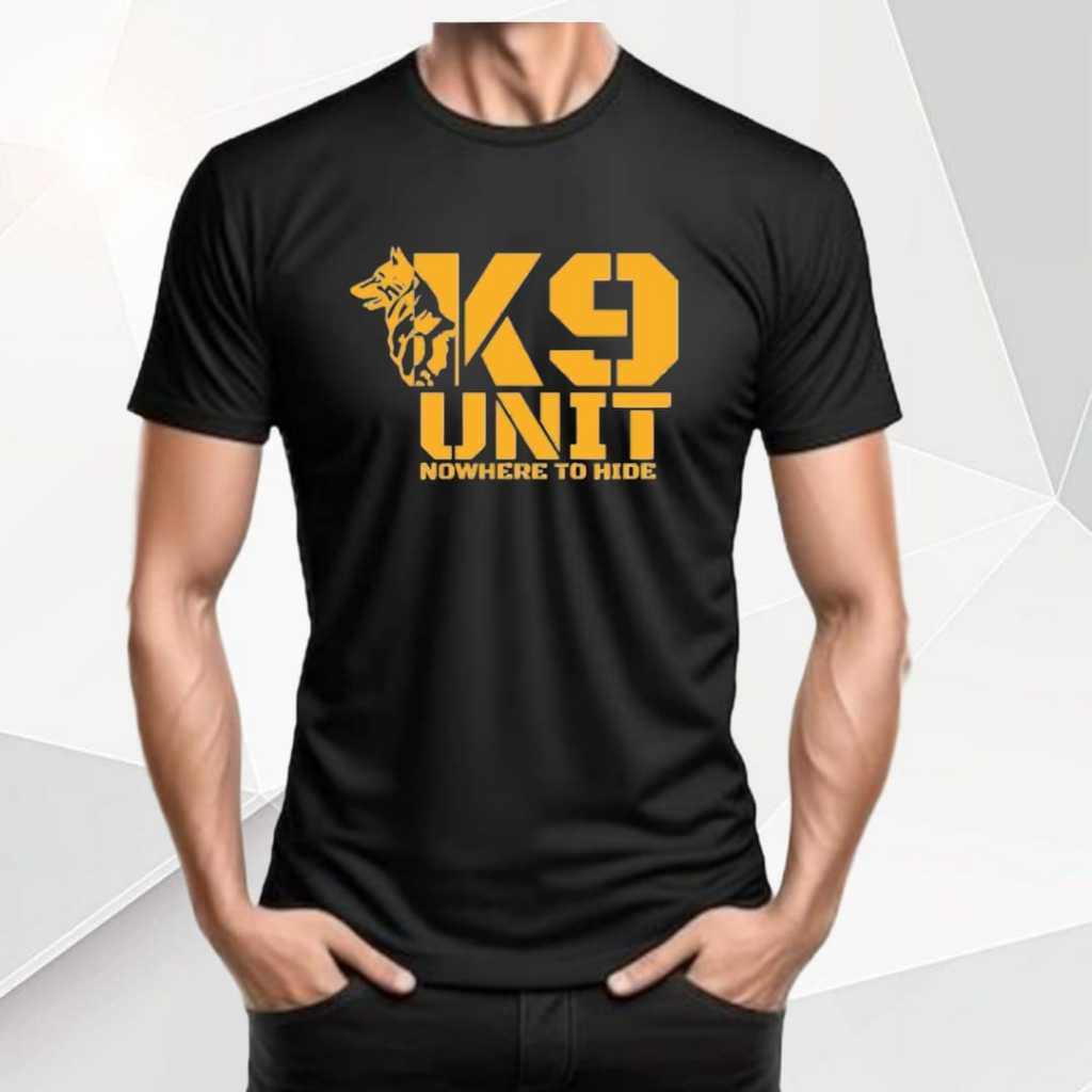 Kaos K9 Unit - Desain Eksklusif untuk Tim K9