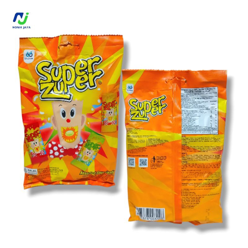 

( READY STOK ) Permen Super Zuper Sak Isi 50 Pcs@3g _ ASSORTED SOUR CANDY
