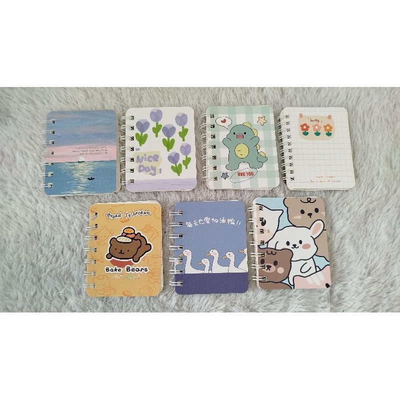 

Notebook buku catatan size kecil dan besar motif lucu dan cantik